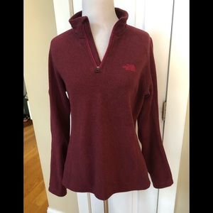 The North  Face Fleece Pull Over Polartec Size M